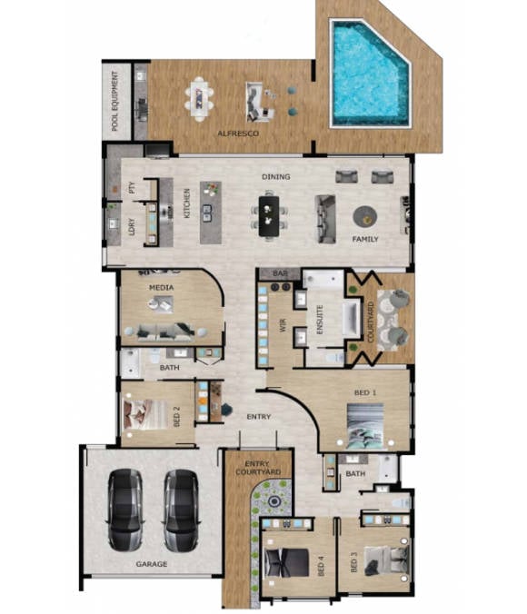 Home Designs with Floor Plans in Brisbane & QLD | newhousing.com.au