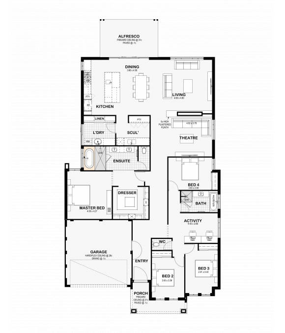 Home Designs with Floor Plans in Perth & WA | newhousing.com.au